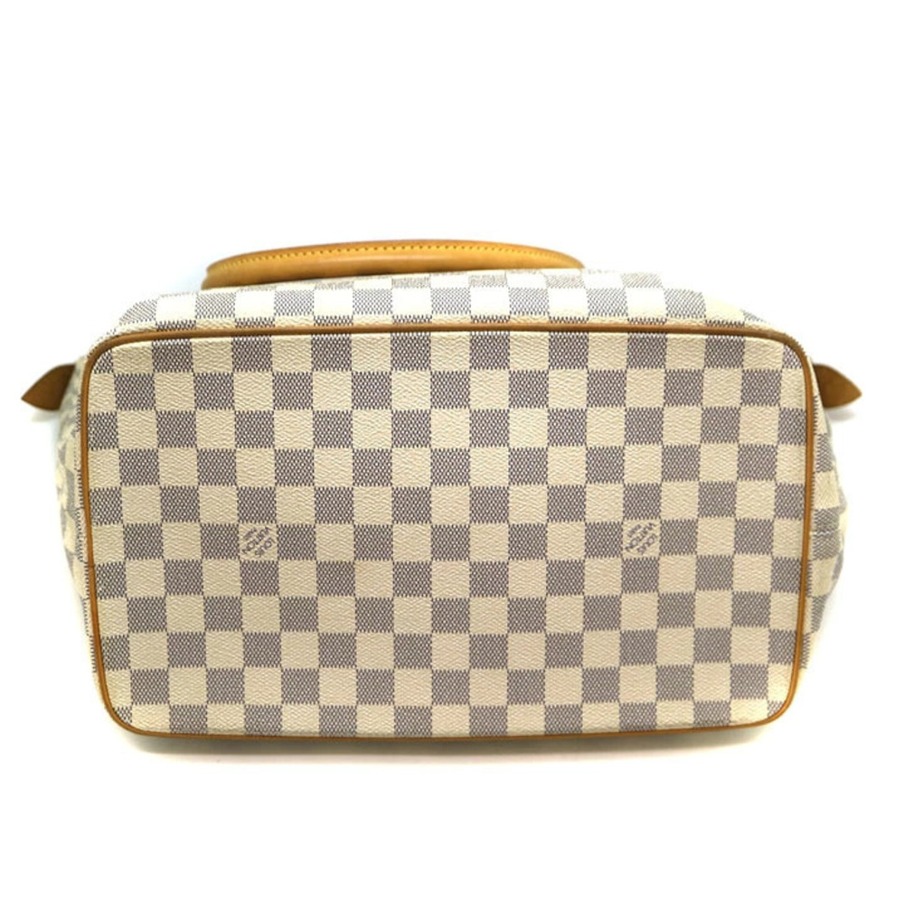 Louis Vuitton LV Canvas White Damier Saleya Tote Bag Azur - Picture 6 of 6